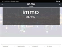 Tablet Screenshot of immo-vienna.at